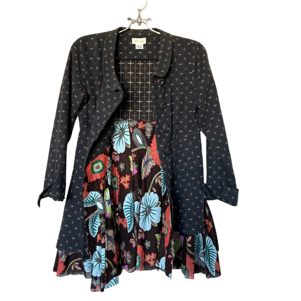 Neesh by D.A.R. Mixed Fabric Jacket Size XS